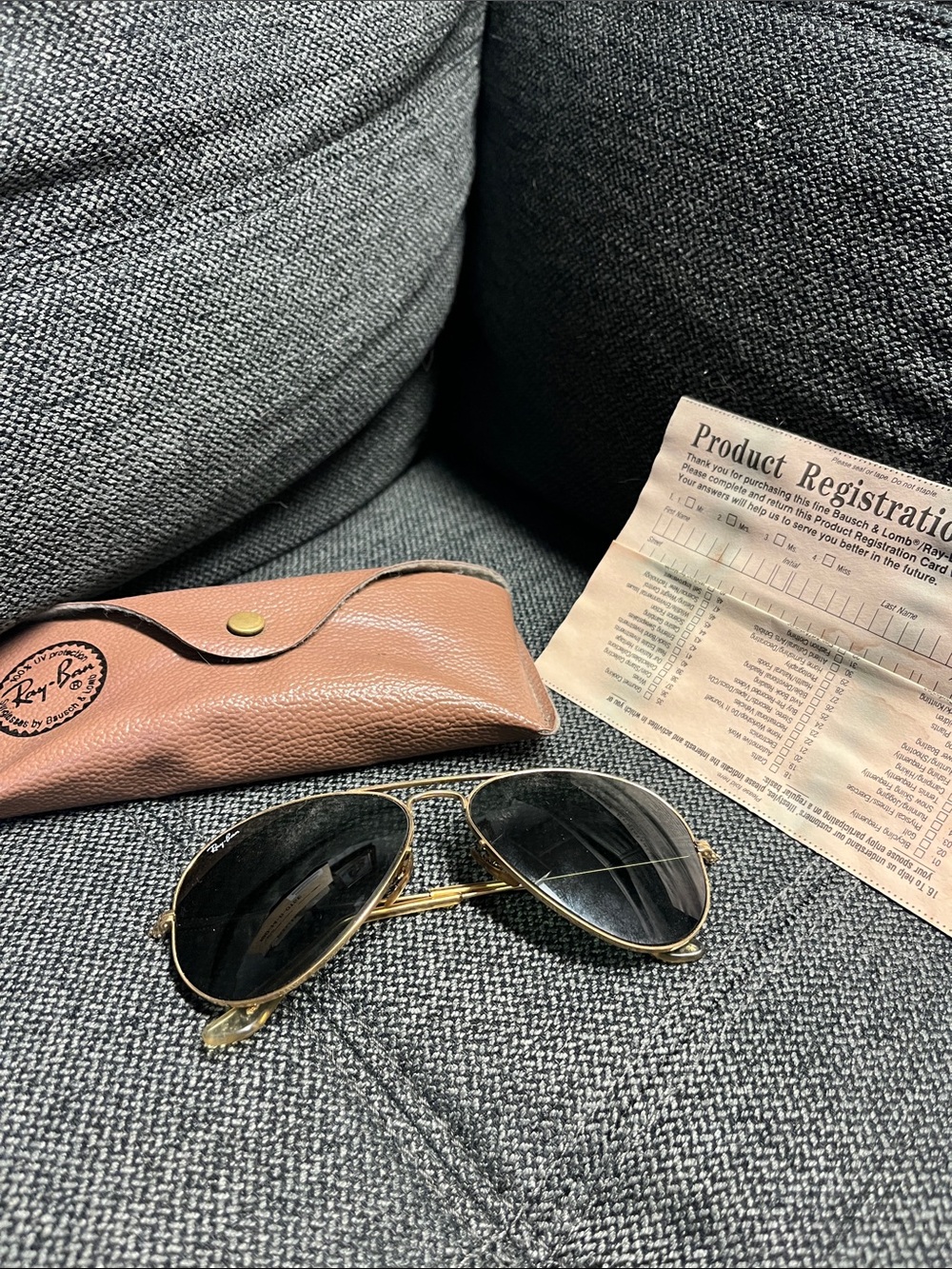 RayBan Classic Aviator Gold Metal Sunglasses